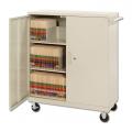 Locking Medical Record Cart - Deluxe