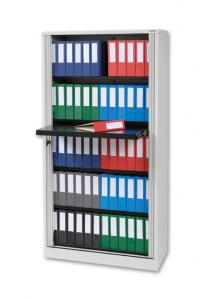 Tambour Door Binder Storage Cabinet