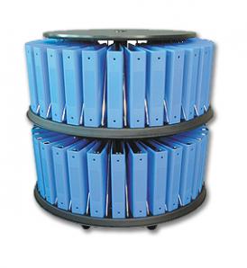 Chart Binder Carousel, 60-Space Countertop Model