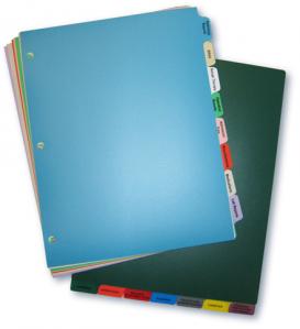 Custom Poly Chart Dividers - RhinoTuff™