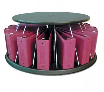Rotary Binder Carousel, 30-Space Countertop Model