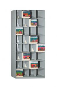 Slanted Shelving - Stackable Cabinets